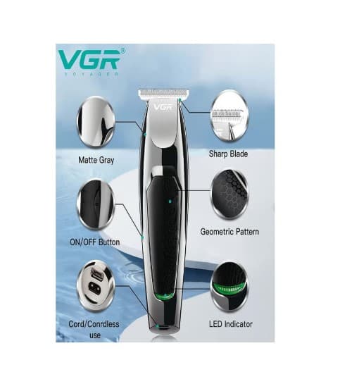 VGR Electric Shaving Machine Dry For Men Hair And Trimming Beard
