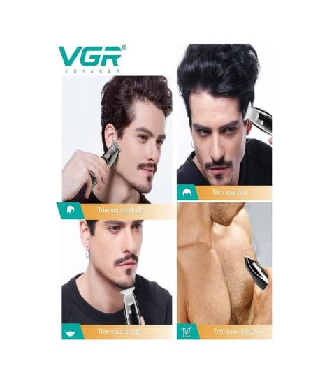VGR Electric Shaving Machine Dry For Men Hair And Trimming Beard