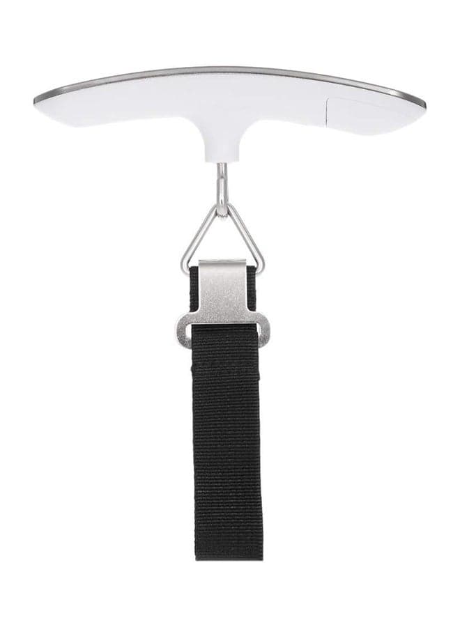 LCD Display Portable Digital Luggage Weighing Scale Black/Silver