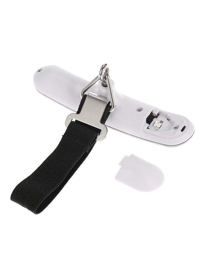 LCD Display Portable Digital Luggage Weighing Scale Black/Silver
