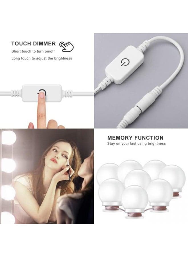 Dressing Room LED Light Mirror White