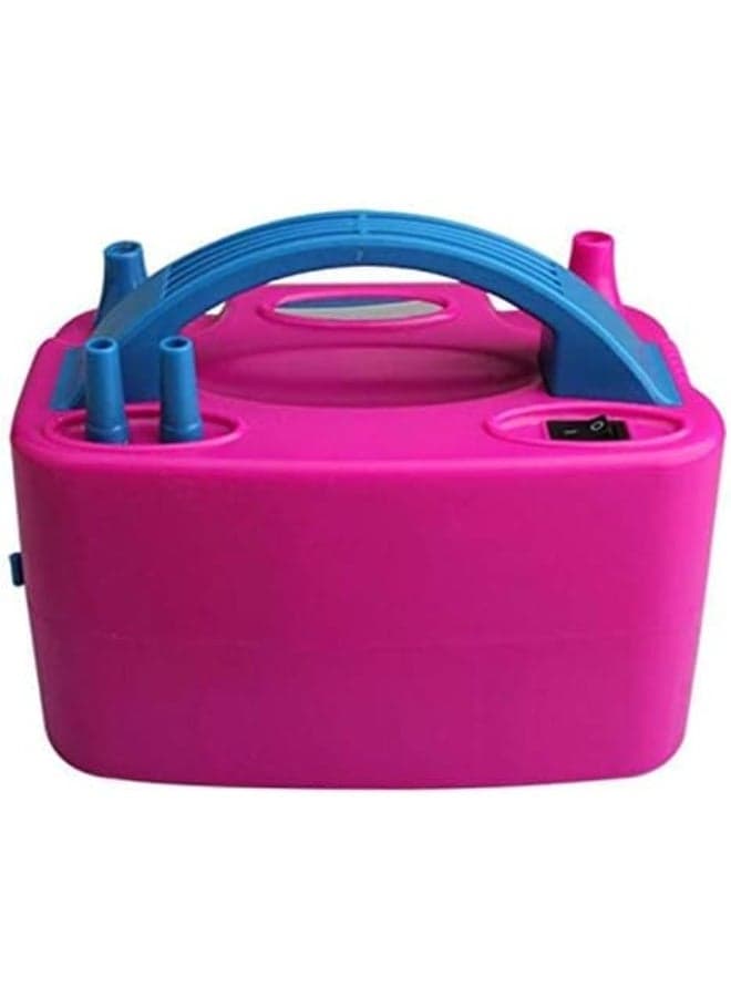 600 W Electric High Power Two Nozzle Air Blower Pink/Blue