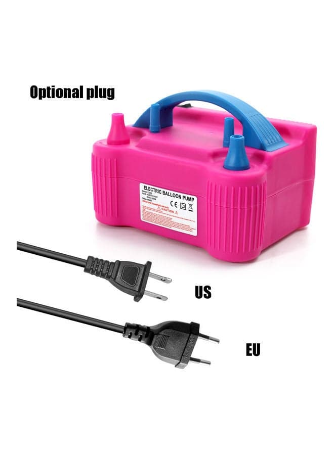 600 W Electric High Power Two Nozzle Air Blower Balloon Inflator Pump Fast Porta