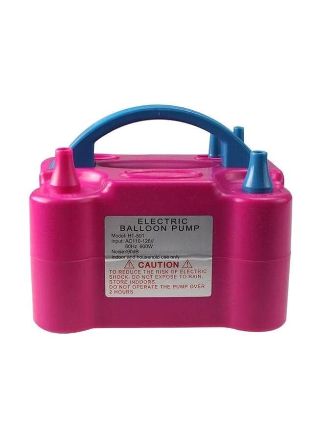 500 W Air Blower Balloon Pump Fast Portable Inflatable Tool multicolour 20.5 x 1