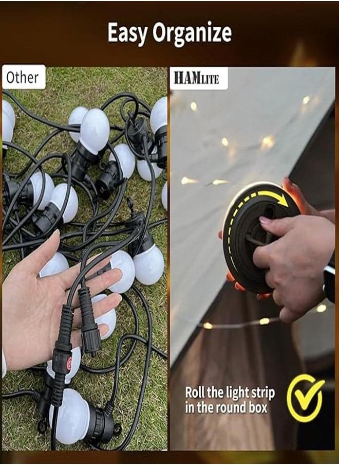 Hamlight 2-in-1 Series Rechargeable Camping Lights with USB Outdoor Port 32.8 F