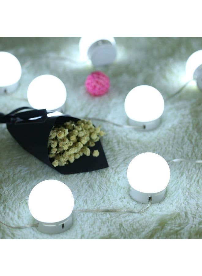 10-LED Vanity Dimmable Mirror Light Kit 10W Warm White