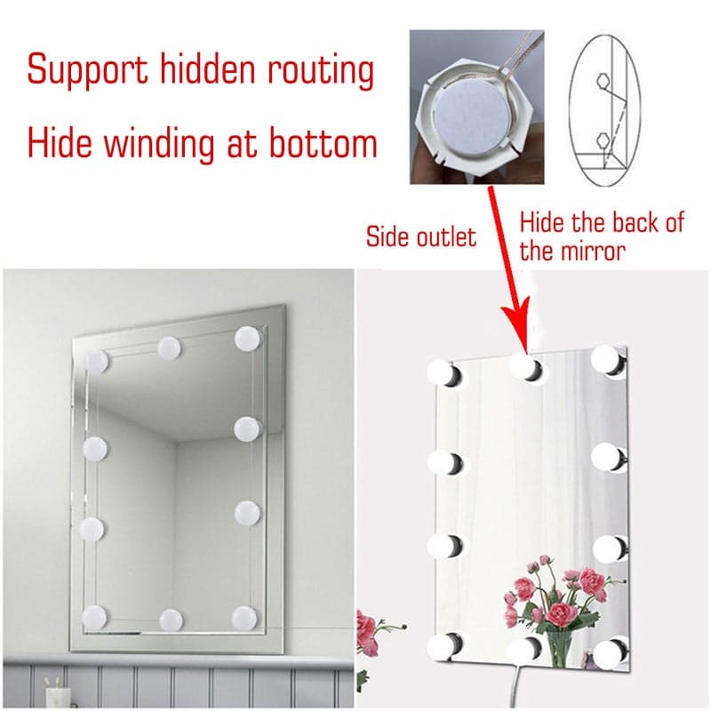 LED Vanity Mirror Lights Kit White 27.005.6010.70cm