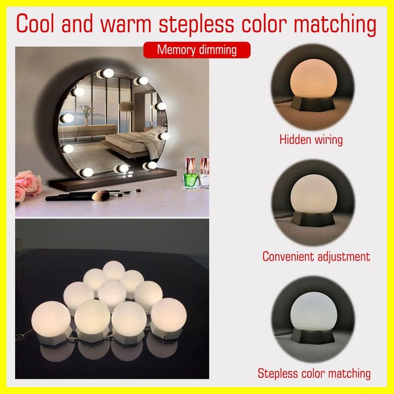 LED Vanity Mirror Lights Kit White 27.005.6010.70cm