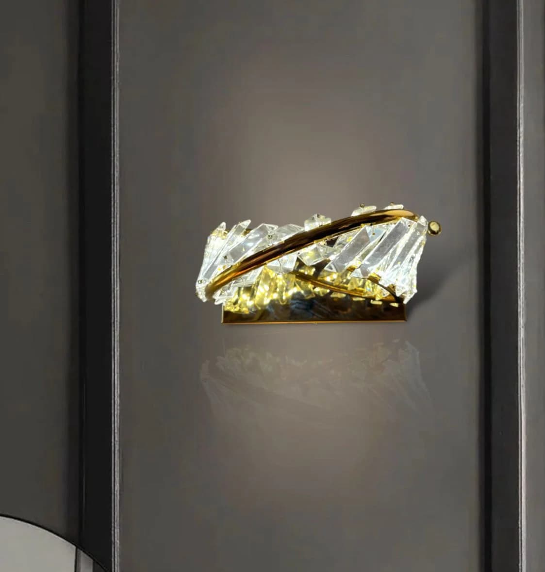 Crystal wall lamp Code 372