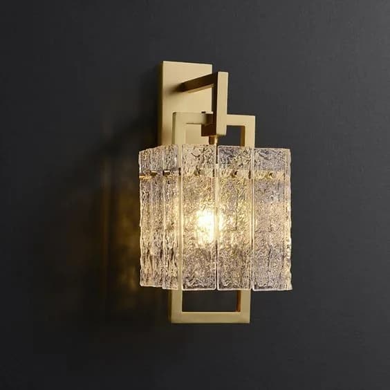 Crystal Rectangular Wall Lamp CODE245