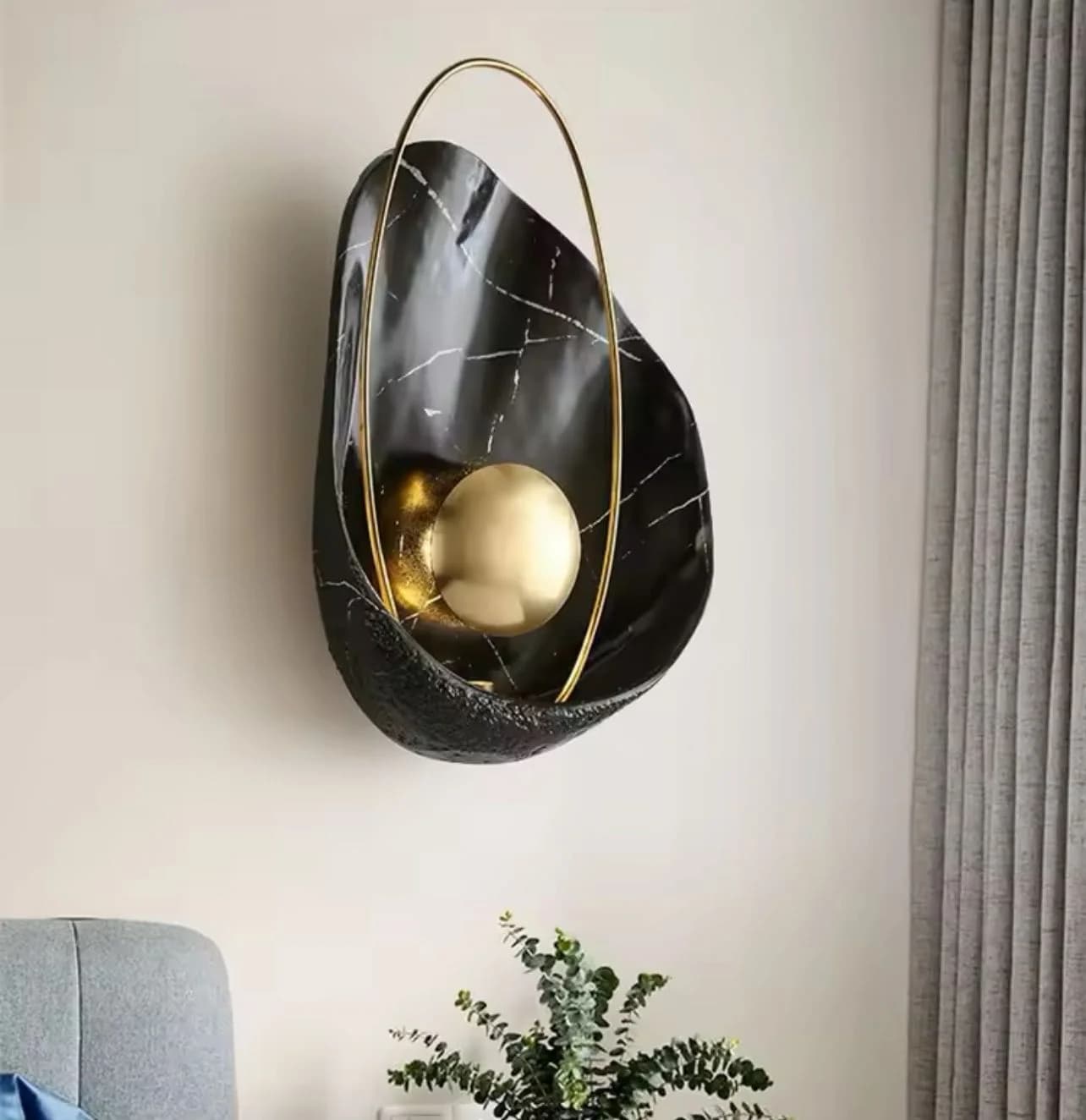 Black LED applique - code 499