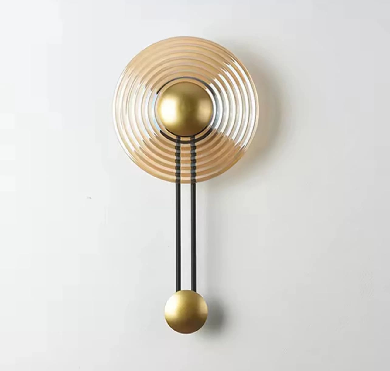 Black LED applique gold - code 197