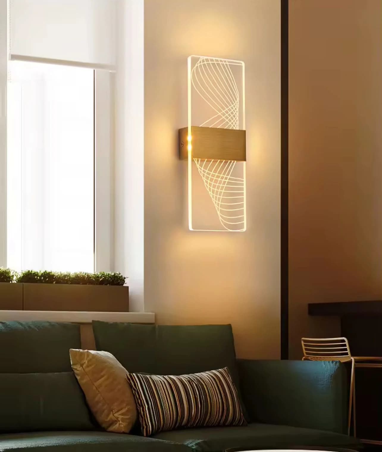 Golden LED applique - code 295