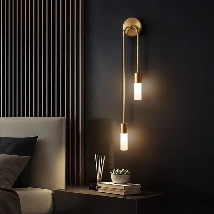 Golden LED applique code604