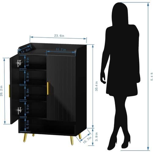 Modern Free Standing Shoe Storage - 1008035 Cm