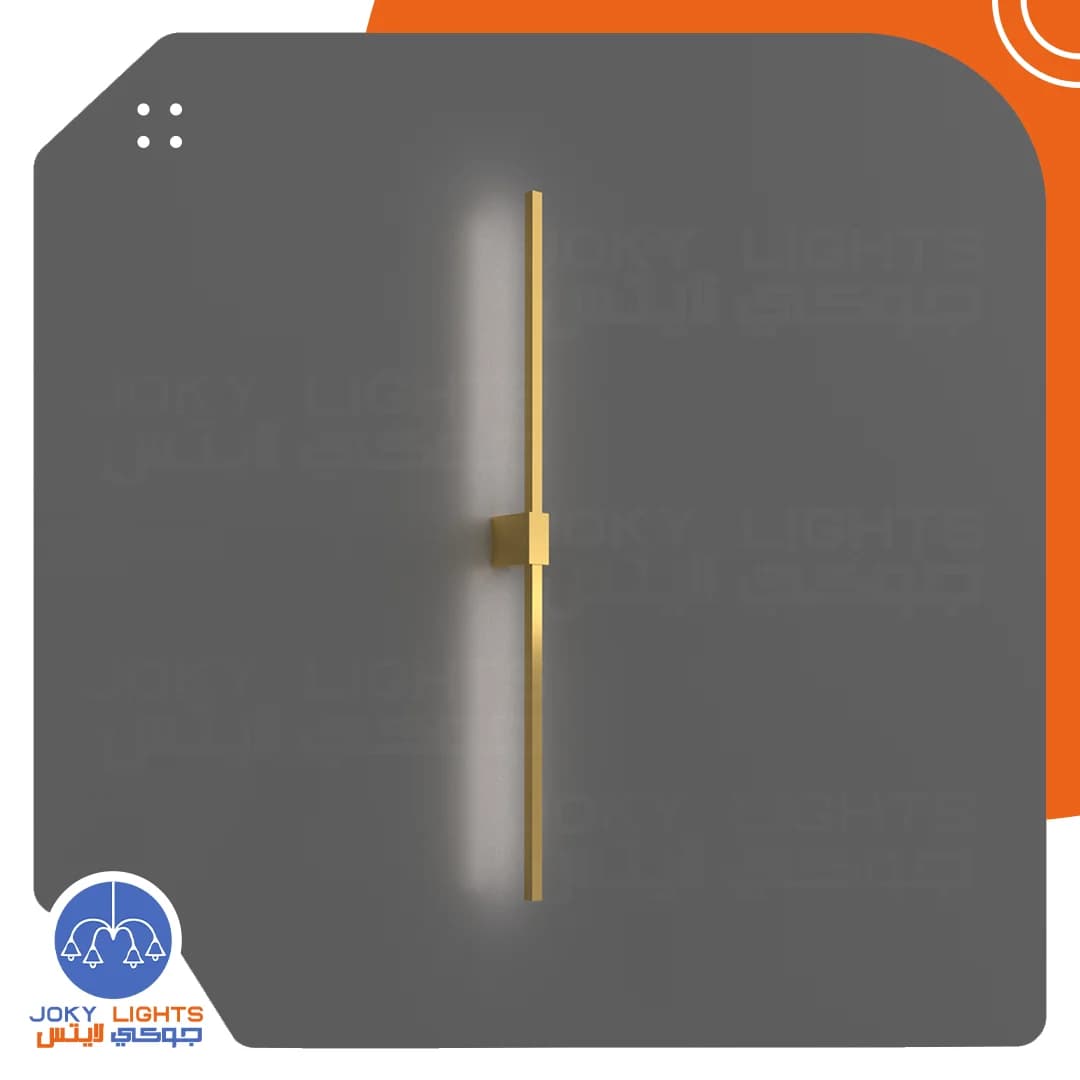 Pvd stainless steel led wall lamp 052