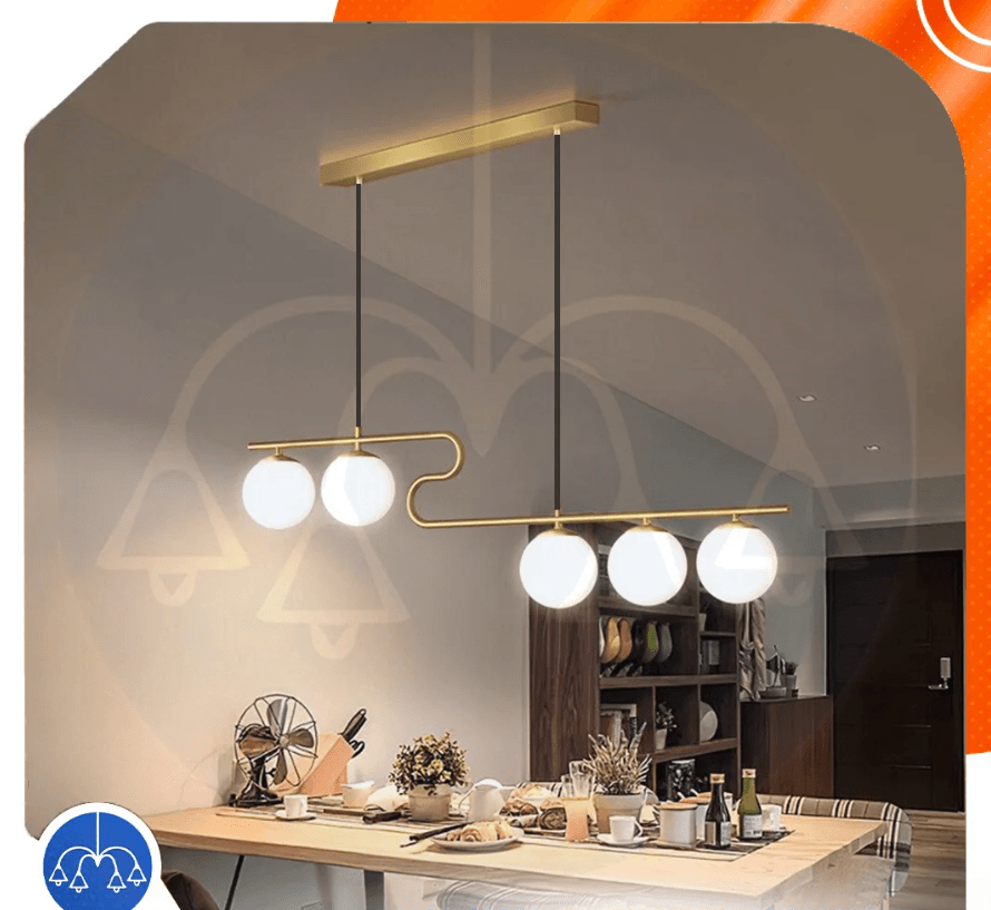 Z chandelier - Shiny gold - code 440