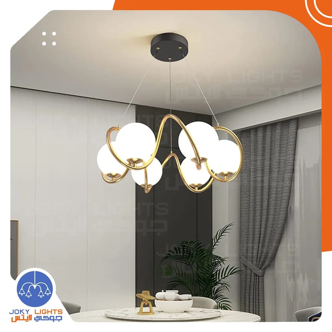 Round zipper chandelier - code 045