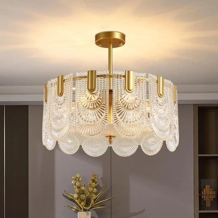 Round decorative glass chandelier code221