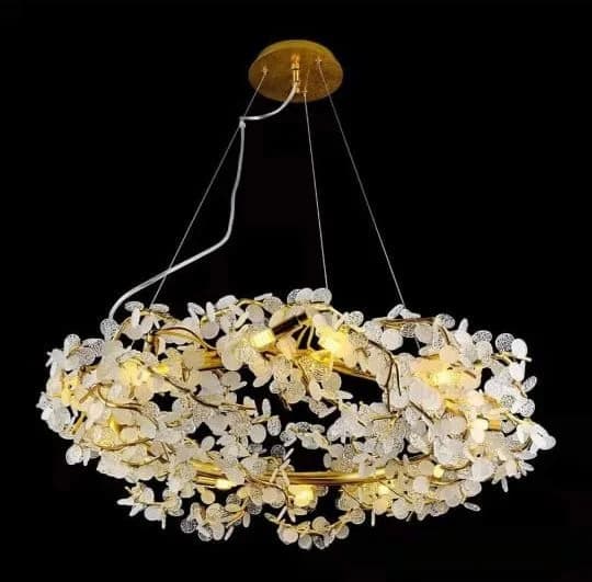 Crystal Coins Chandelier Code 158