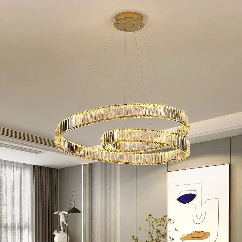 Crystal spiral ceiling lamp code269