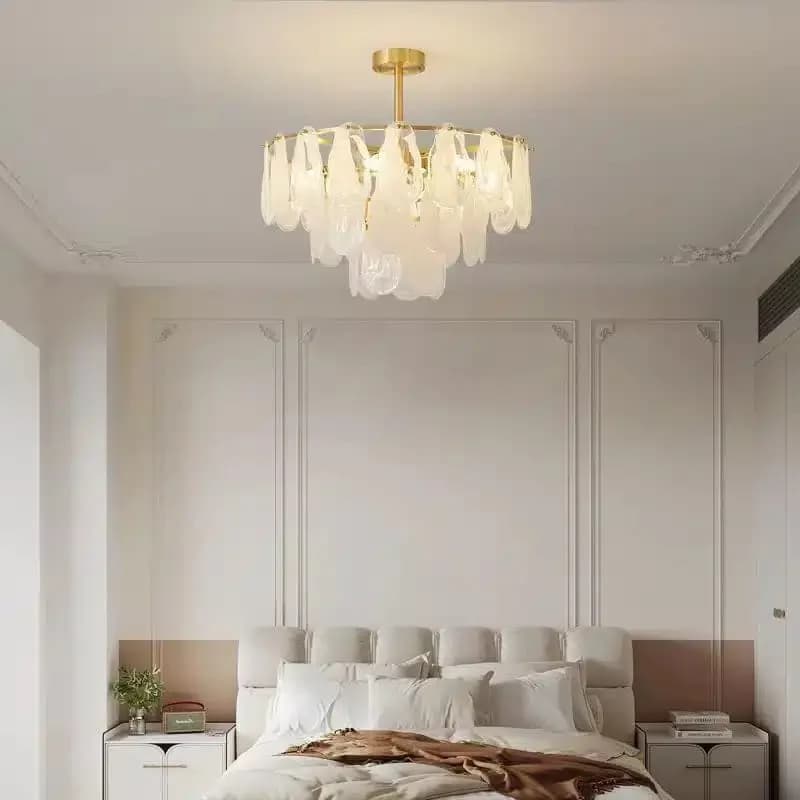 Golden round chandelier Code487