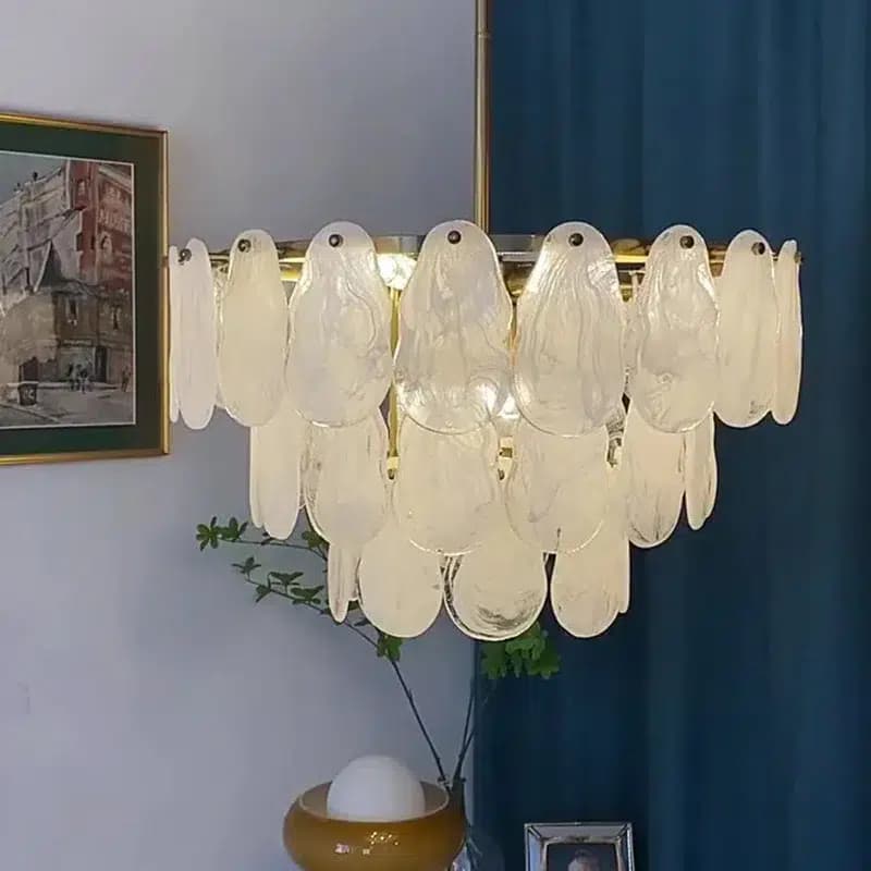 Golden round chandelier Code487
