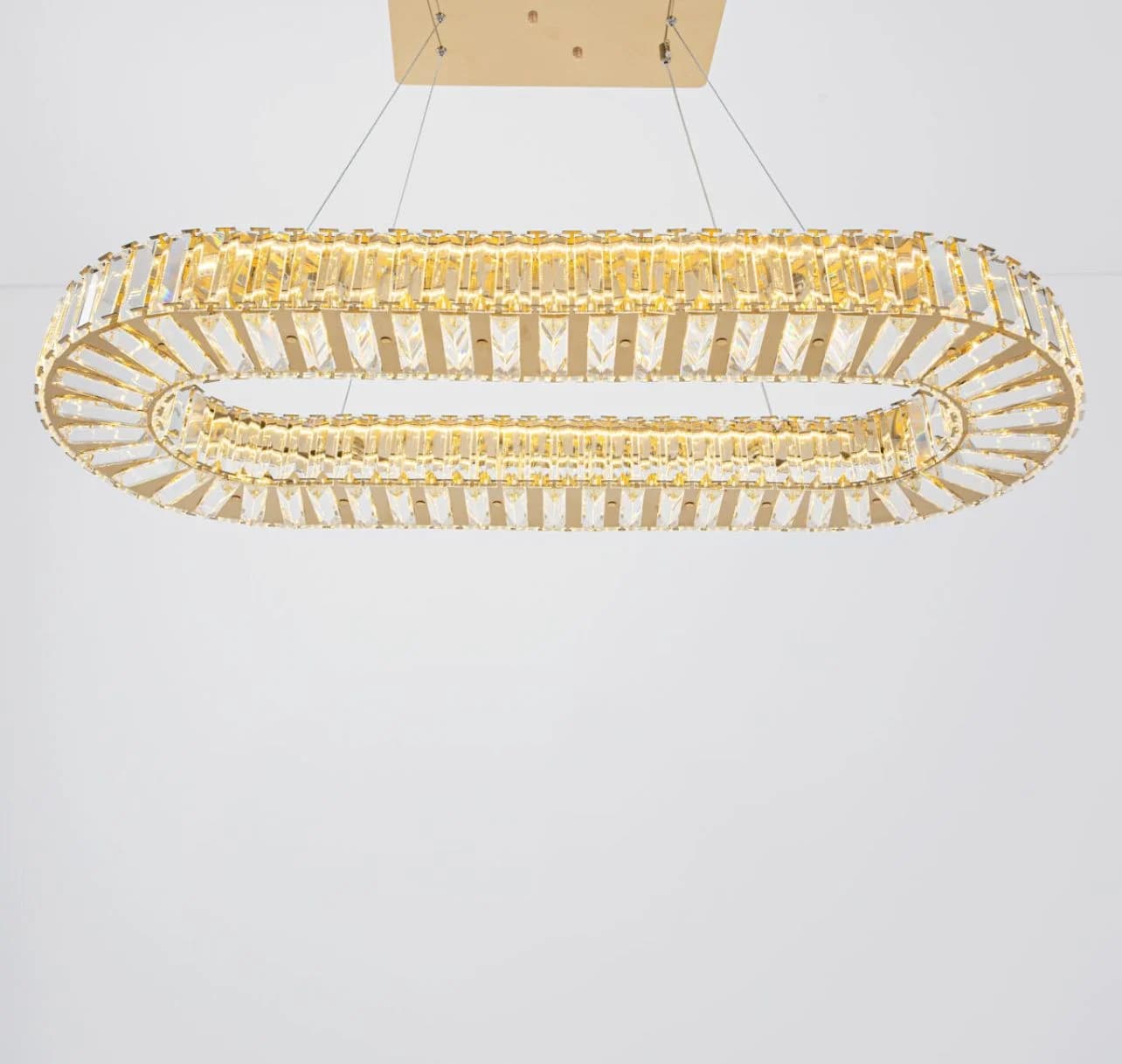 Crystal oval chandelier code412