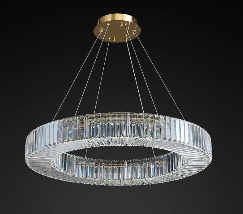 Crystal chandelier - shiny gold- code 670