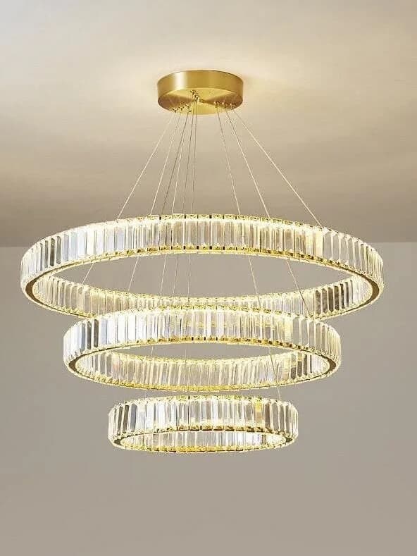 Stainless Steel Crystal Round Chandelier Code385