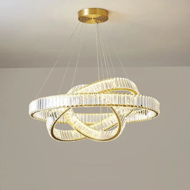 Stainless Steel Crystal Round Chandelier Code385