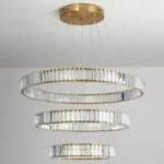 Stainless Steel Crystal Round Chandelier Code385