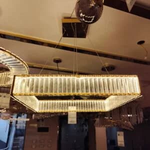 Crystal square chandelier code 283