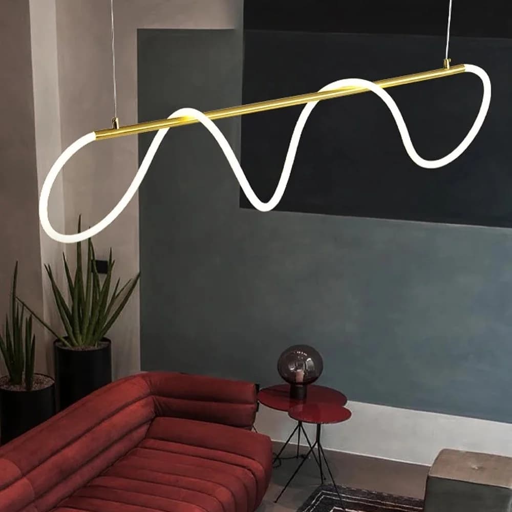 Track chandelier - shiny gold code579