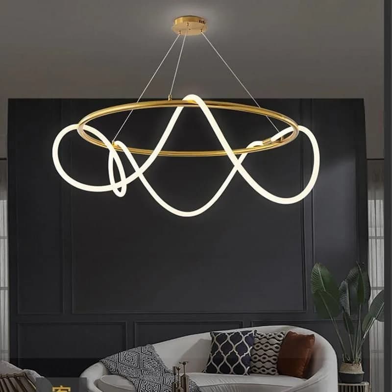 LED chandelier - gold code 613