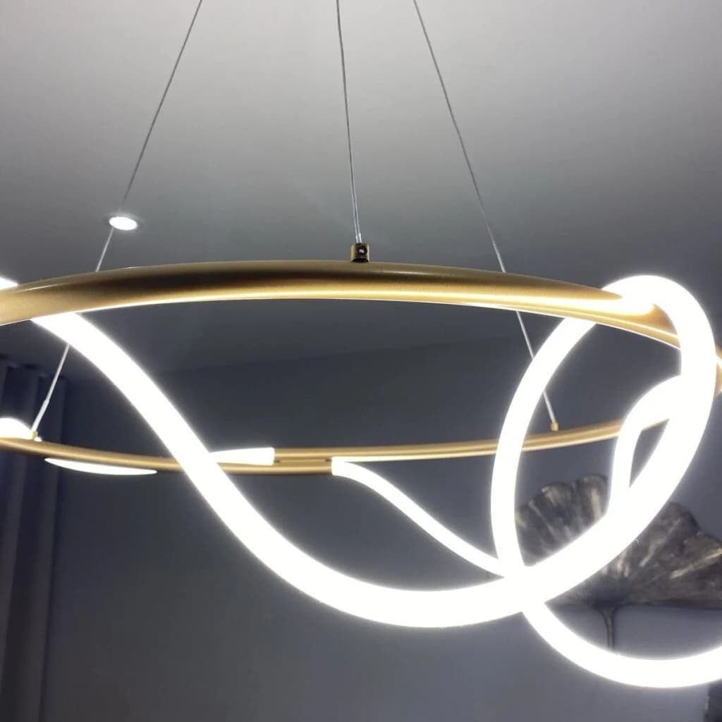 LED chandelier - gold code 613