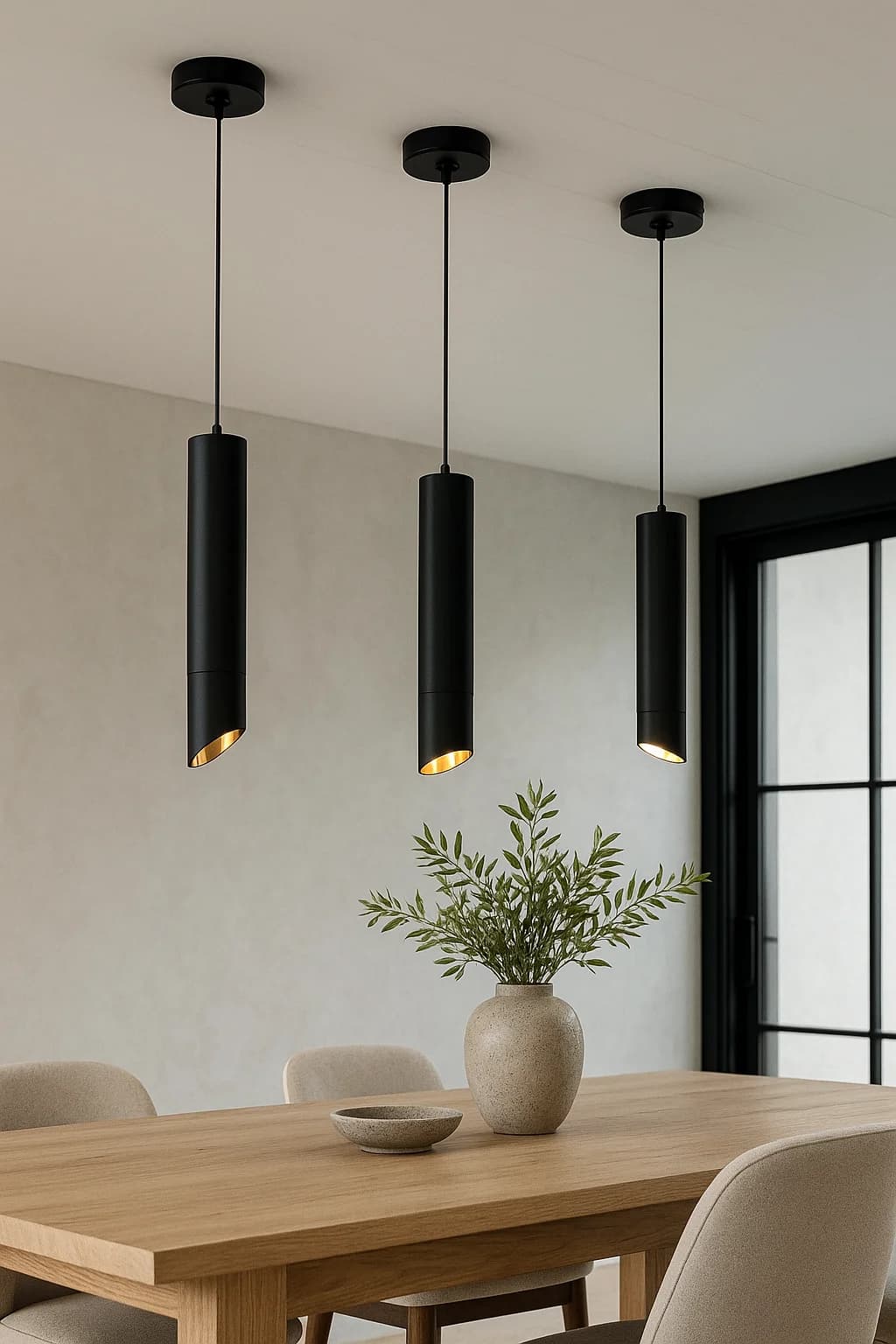 Single cylinder LED pendant light - code213