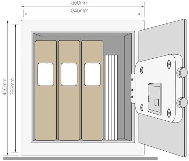 Yale YSFM/400/EG1 MAX SECURITY FINGERPRINT SAFE OFFICE