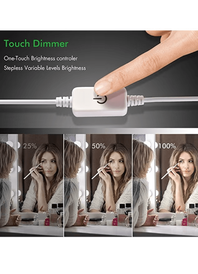 LED Vanity Mirror Lights Kit White 26.00 x 7.00 x 17.00cm