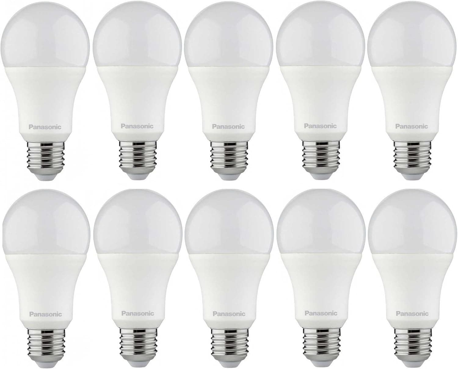 Panasonic Led Bulb 9 Watt - Warme White - 10 Pieces