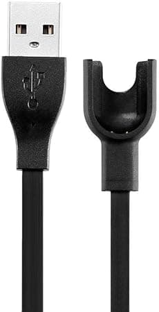 USB Charging Cradle Dock Adapter Charger Cable for Xiaomi Mi Band 3 - Black