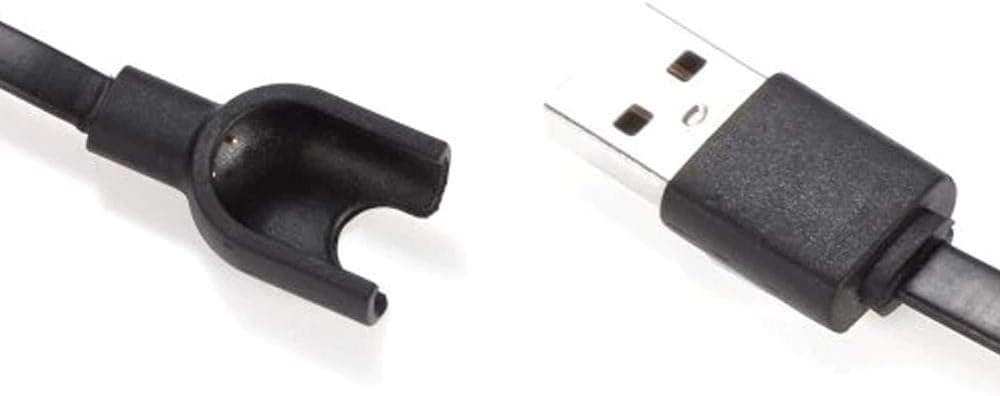 USB Charging Cradle Dock Adapter Charger Cable for Xiaomi Mi Band 3 - Black
