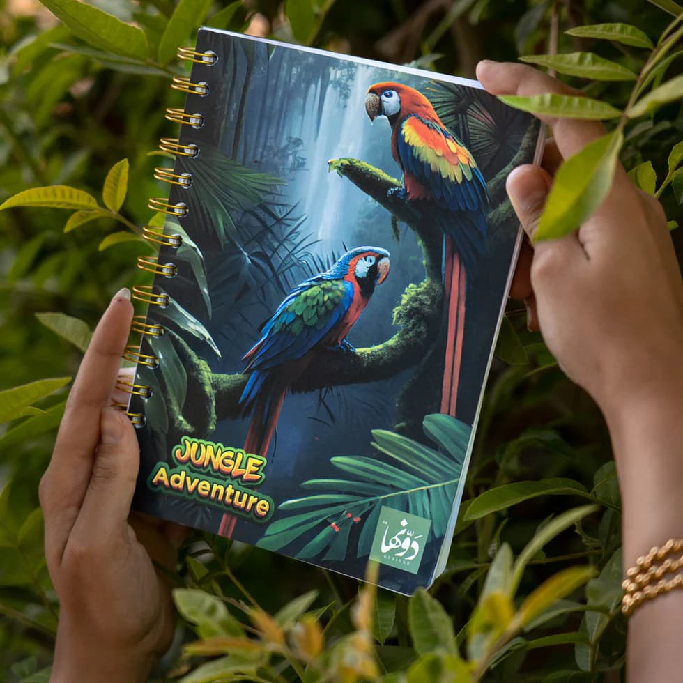 Tropical Birds Safezone Notebook Hardcover/wired