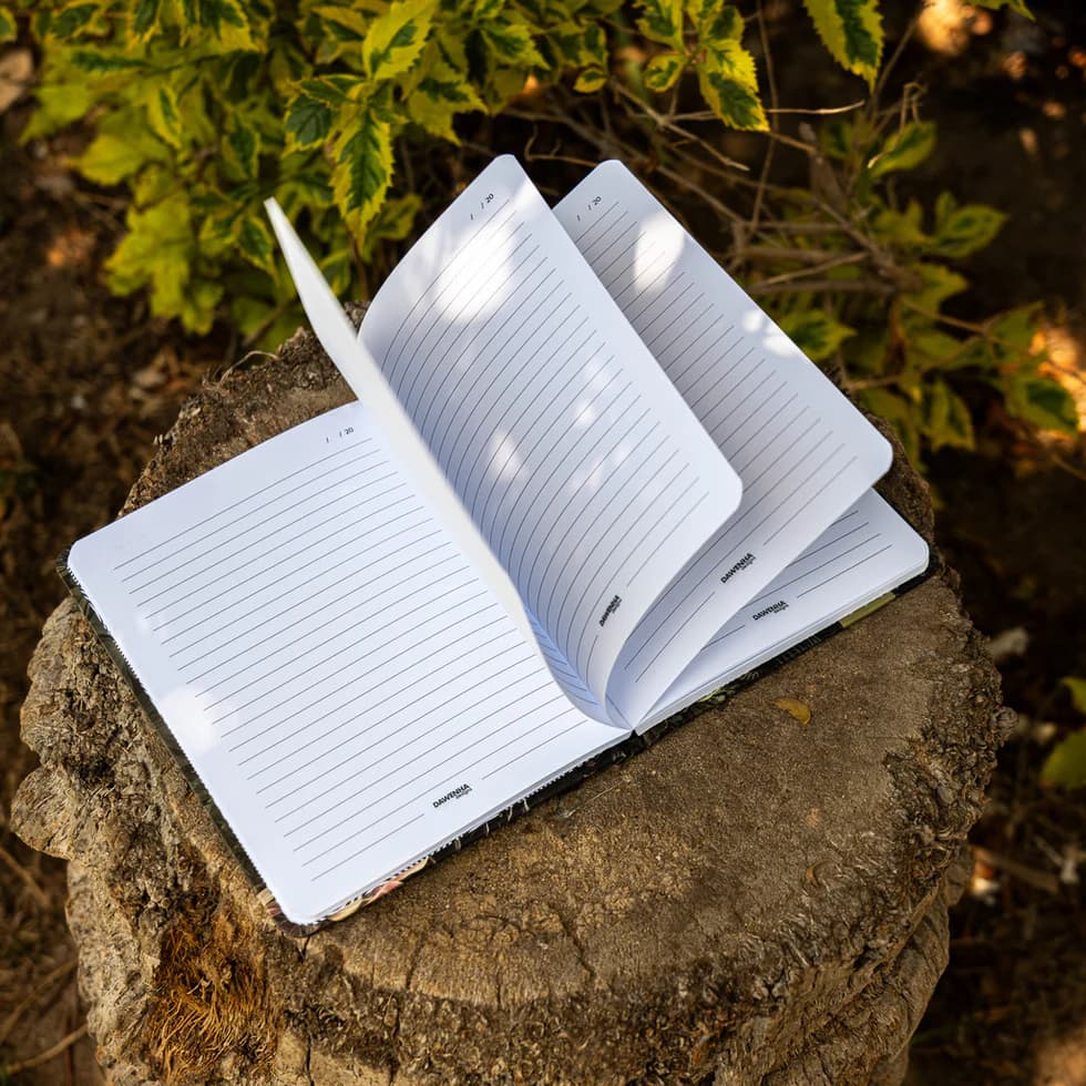 Green Forest Safezone Notebook Hardcover/wired
