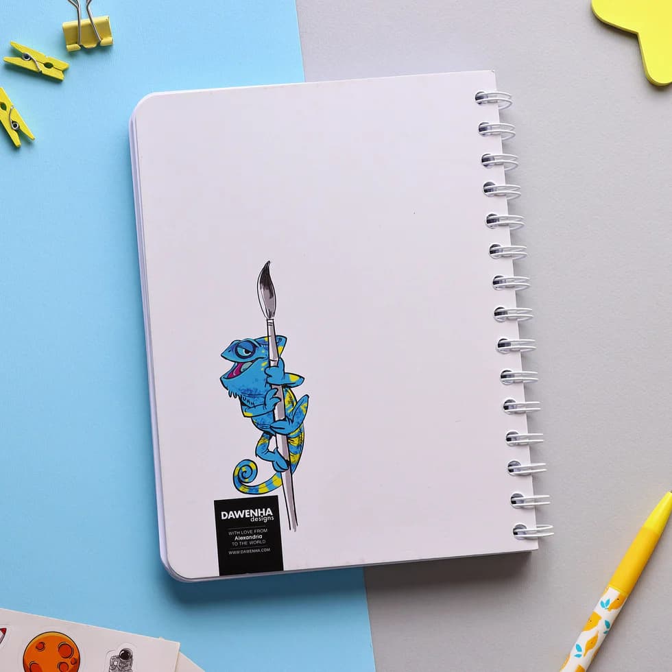 Blue Chameleon SafeZone Notebook Wired/HardCover