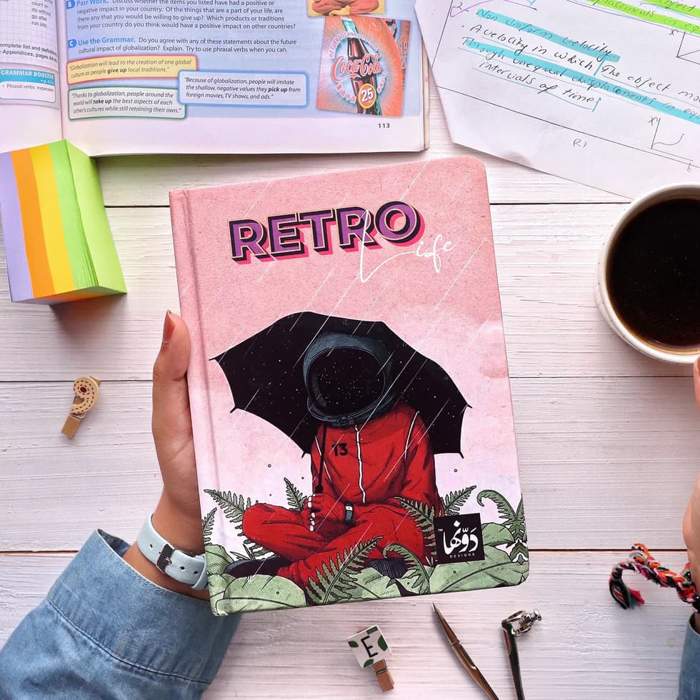 Retro SafeZone Notebook Wired/HardCover