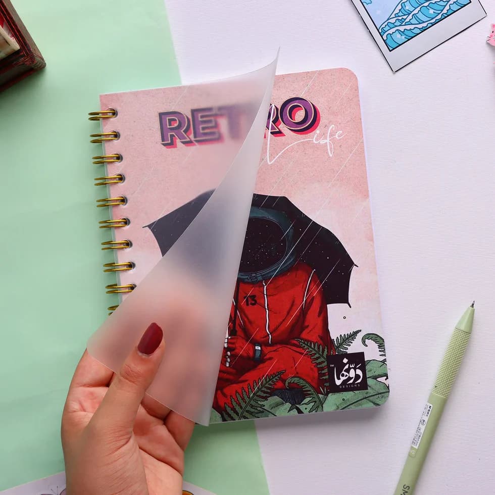 Retro SafeZone Notebook Wired/HardCover
