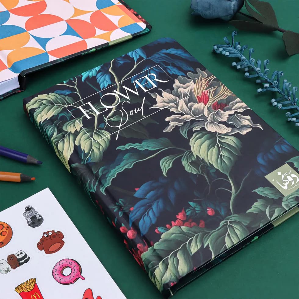 Botanical Green Safezone Notebook Wired/HardCover