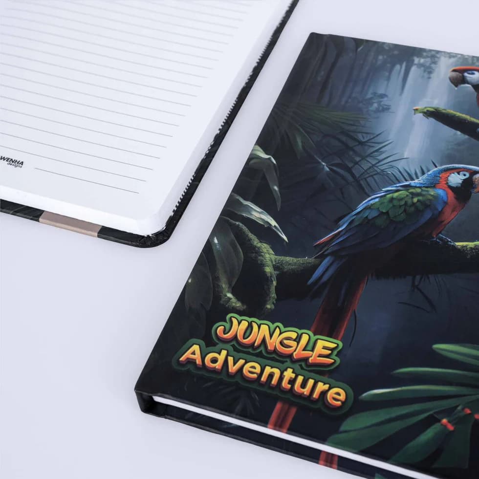 Tropical Birds Safezone Notebook Hardcover/wired