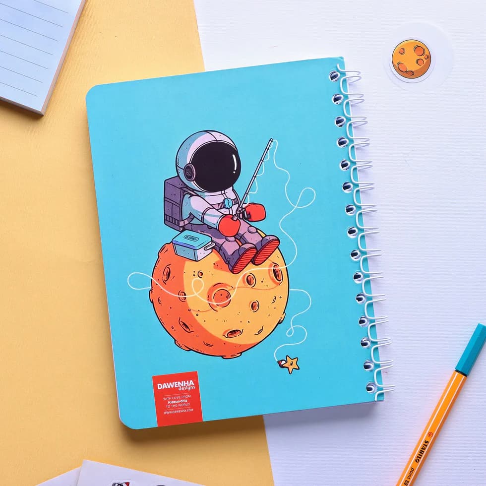 Outer Spase SafeZone Notebook Wired/HardCover